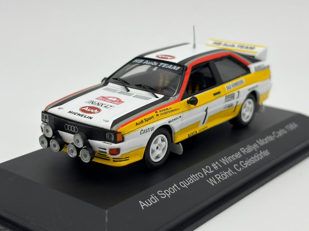 1/43 1984 Audi Quattro A2 - Monte Carlo Rally - Rohrl / Geistdorfer - CMR | Model Rally Car