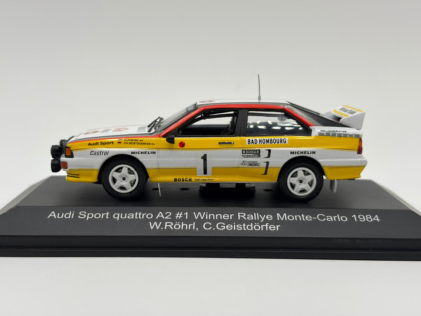 1/43 1984 Audi Quattro A2 - Rohrl / Geistdorfer - CMR | Model Rally Car