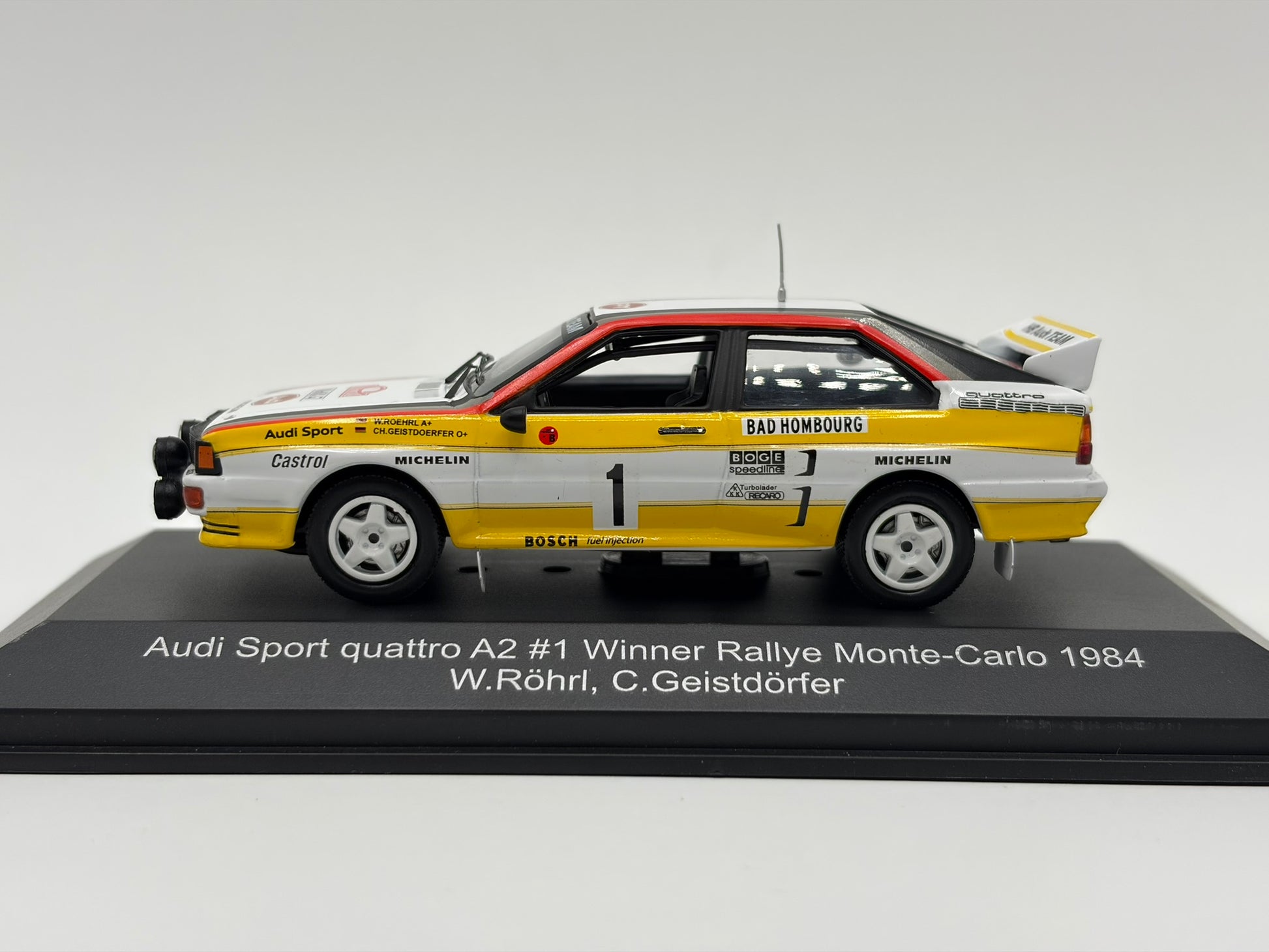 1/43 1984 Audi Quattro A2 - Rohrl / Geistdorfer - CMR | Model Rally Car
