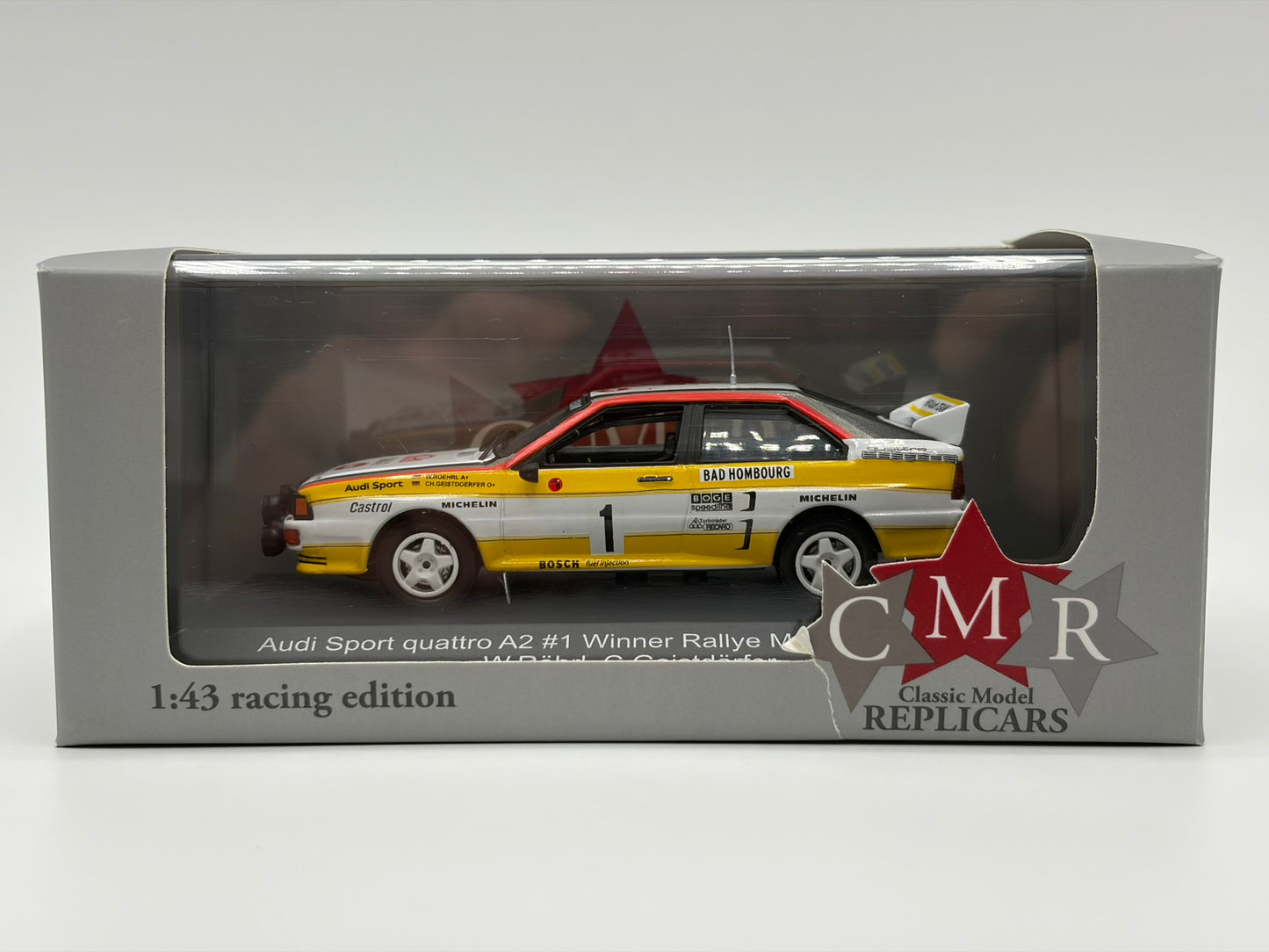 1/43 1984 Audi Quattro A2 - Rohrl / Geistdorfer - CMR | Model Rally Car