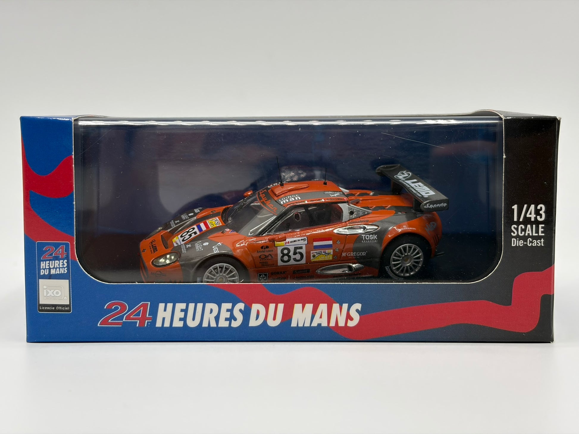 1/43 2007 Spyker C8 Spyder GT-2-R - Belicchi / Chiesa / Caffi - IXO | Model Le Mans Car