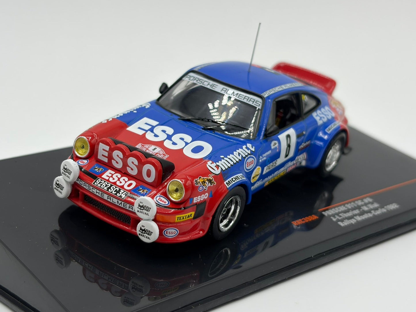 1/43 1982 Porsche 911 SC - Therier / Vial - IXO | Model Rally Car