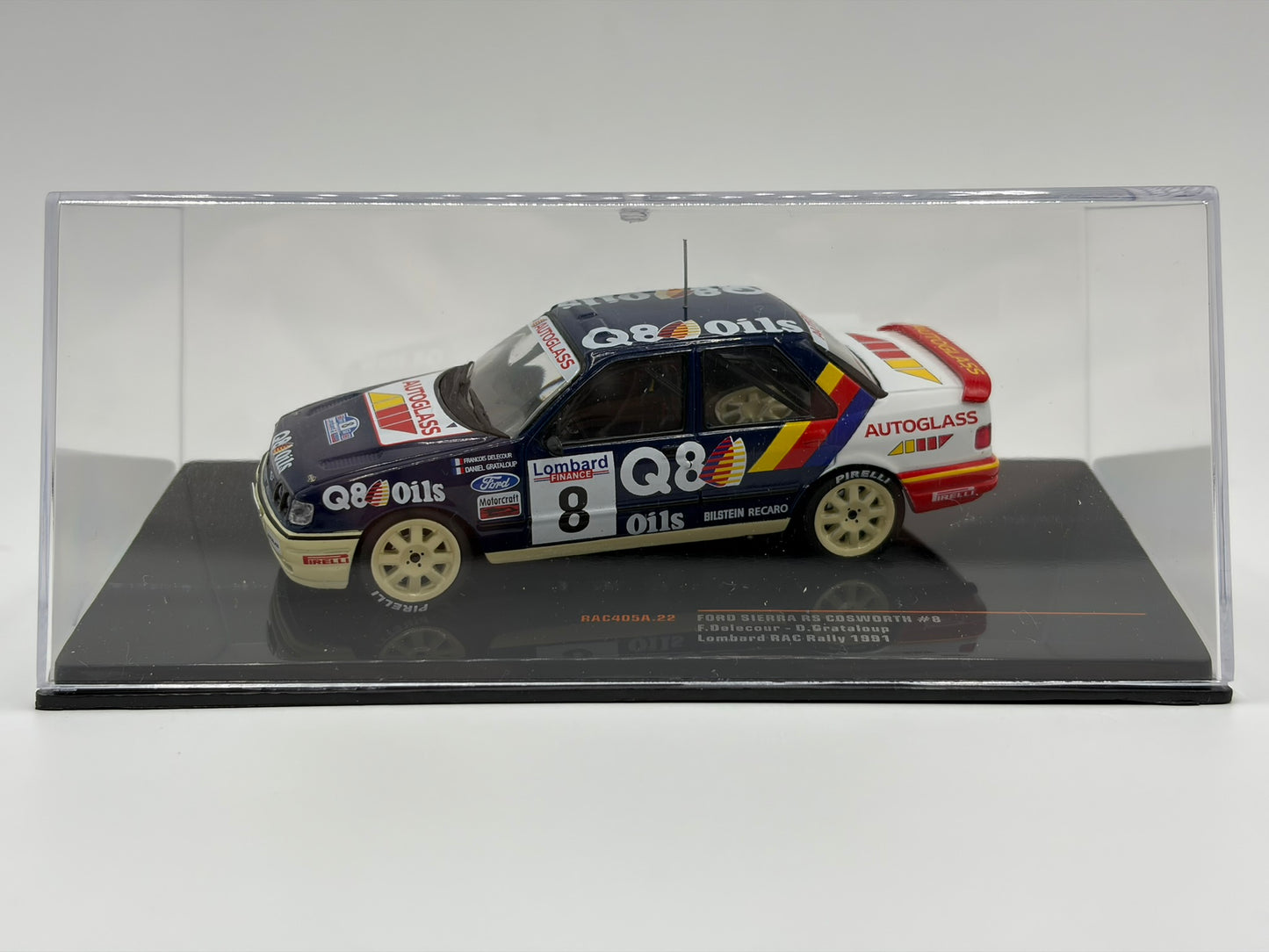 1/43 1991 Ford Sierra RS Cosworth - Delecour / Grataloup - IXO | Model Rally Car