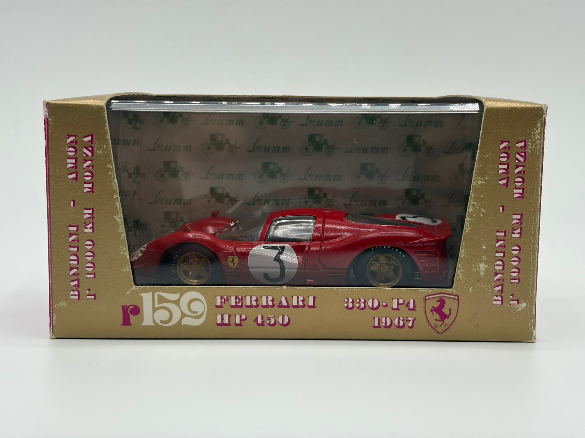 1/43 1967 Ferrari 330-P4 - Bandini / Amon - Brumm | Model Car