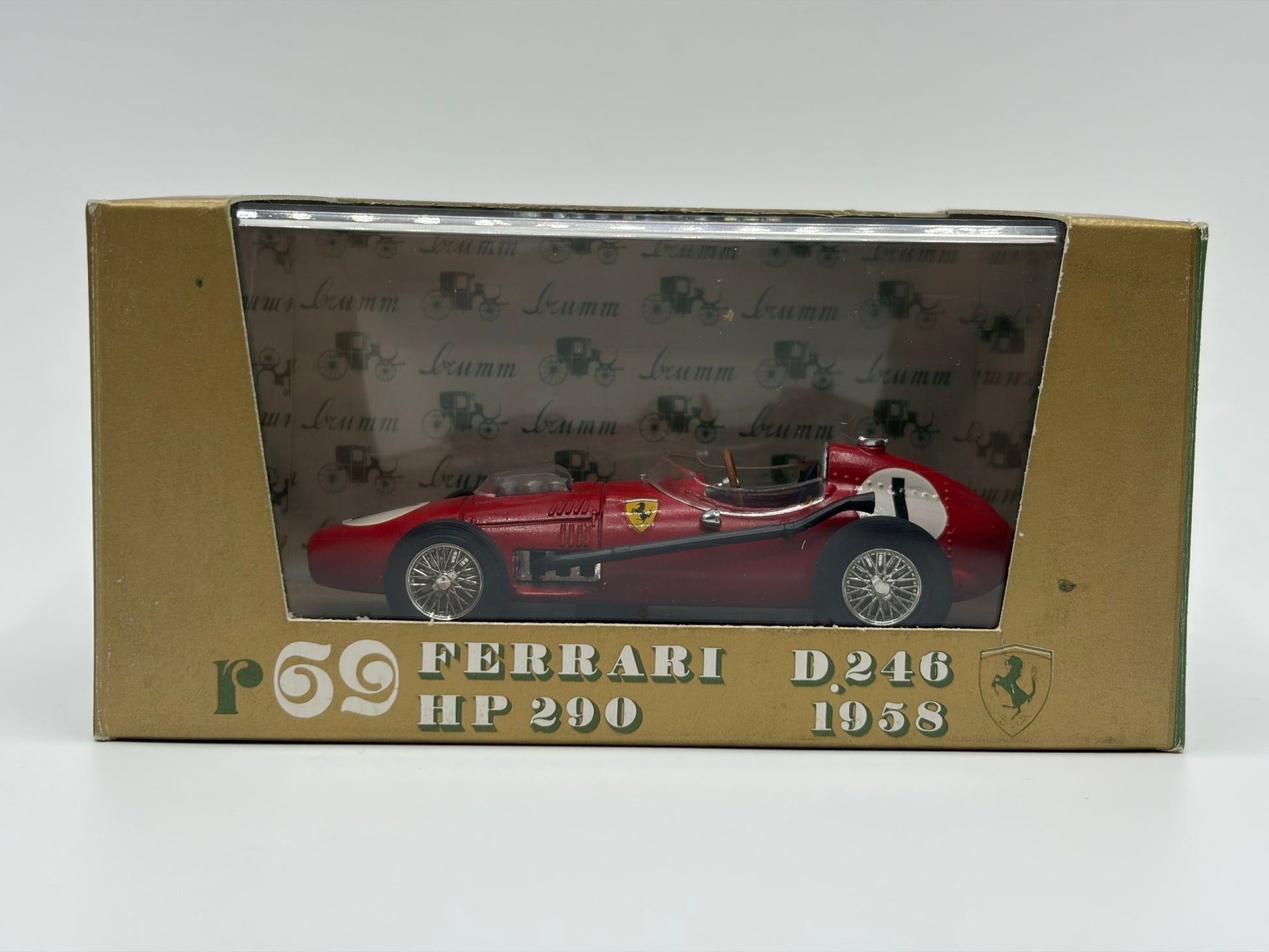 1/43 1958 Ferrari D246 - Peter Collins - Brumm | Model F1 Car