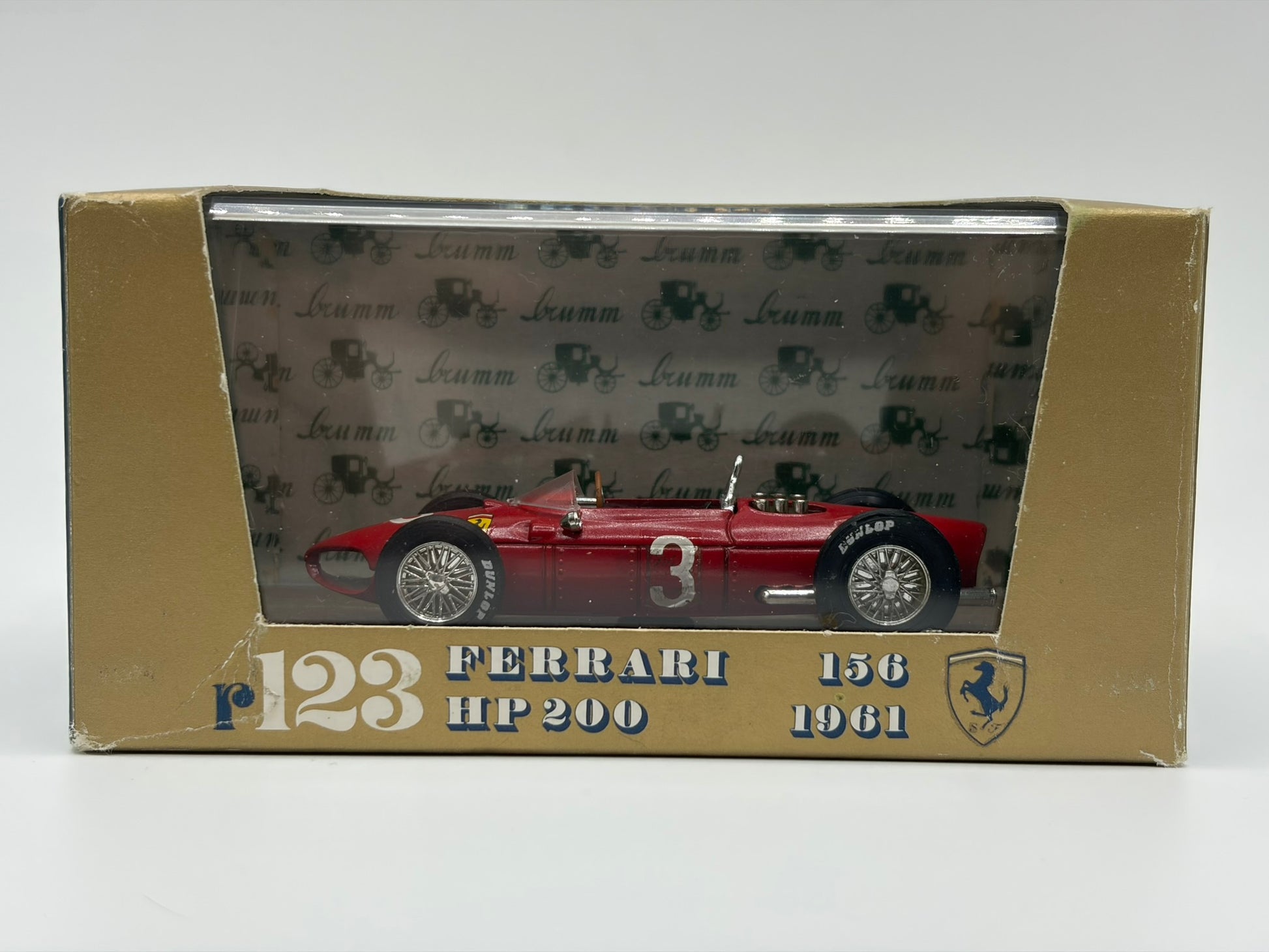 1/43 1961 Ferrari 156 - Wolfgang Von Trips - Brumm | Model F1 Car
