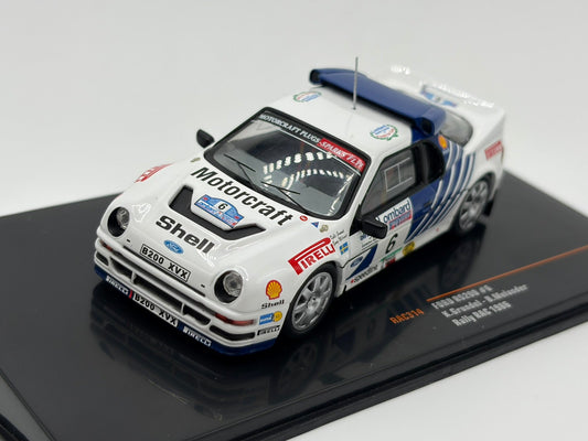 1/43 1986 Ford RS200 - RAC Rally - Grundel / Melander - IXO | Model Rally Car