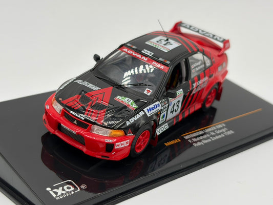 1/43 1999 Mitsubishi Lancer Evo V - New Zealand Rally - Nutahara / Odagiri | Model Rally Car