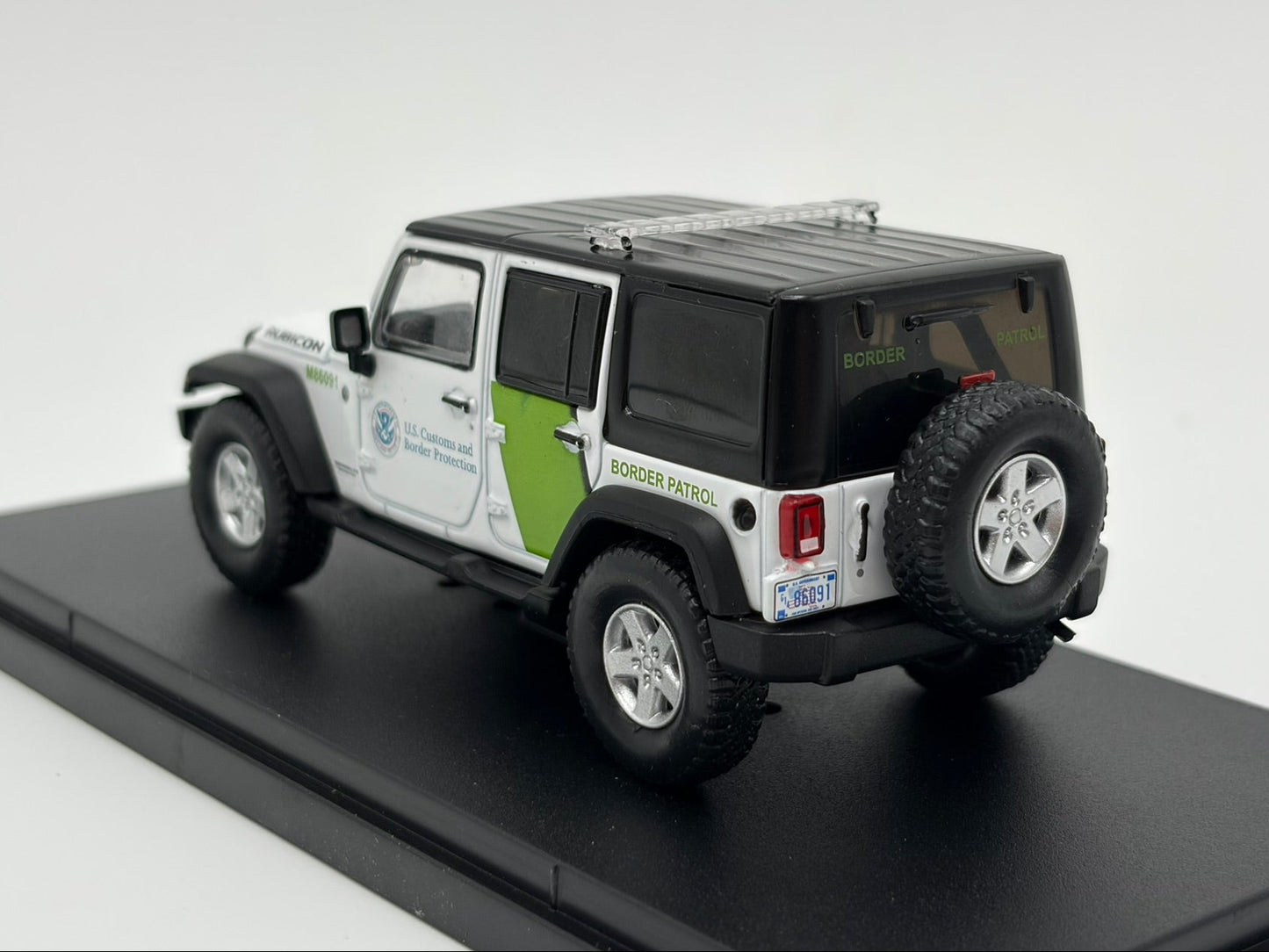 1/43 2015 Jeep Wrangler Unlimited - US Border Patrol | Model Car