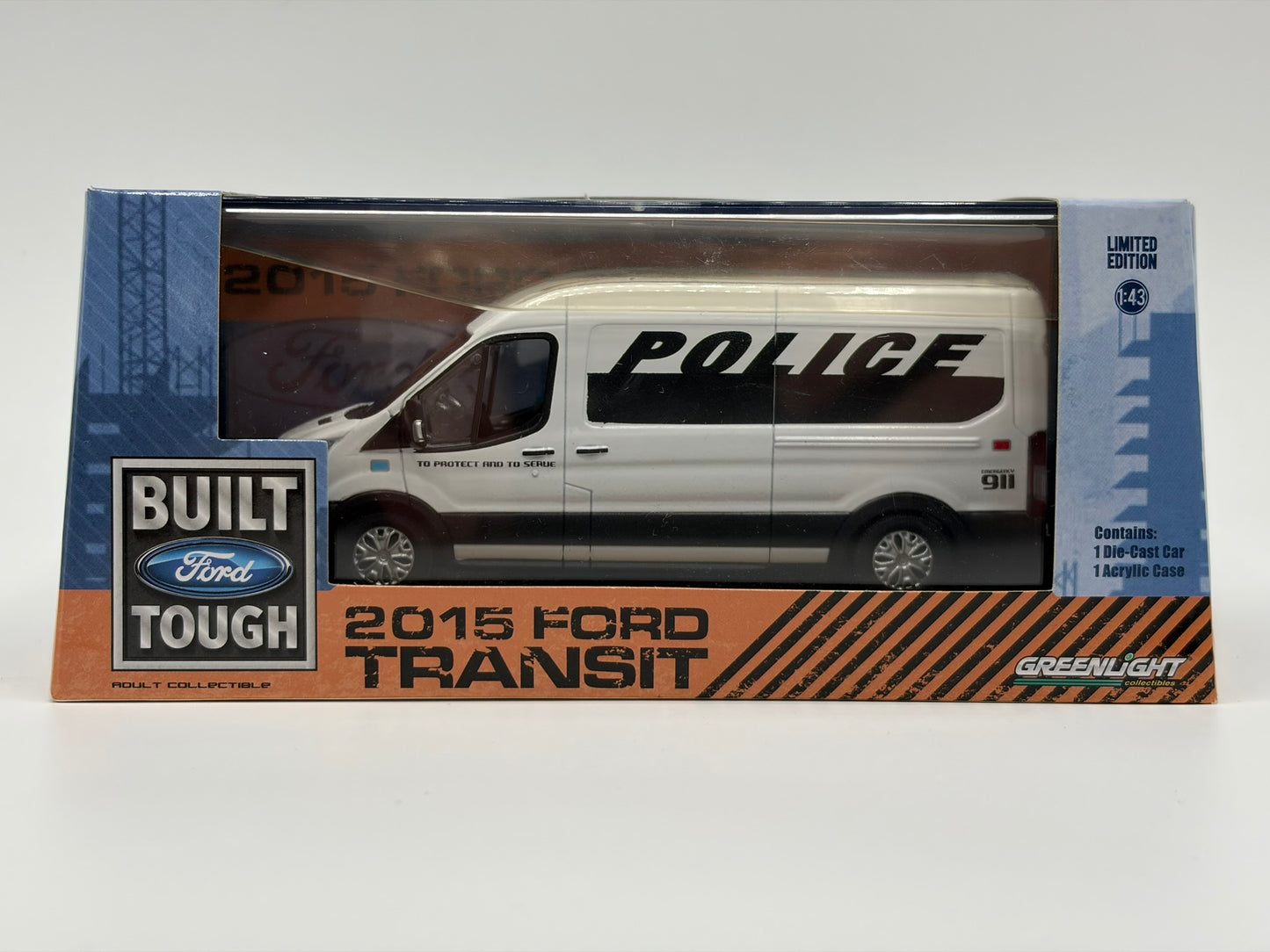 1/43 2015 Ford Transit Police Prisoner Transport Vehicle | Model Van