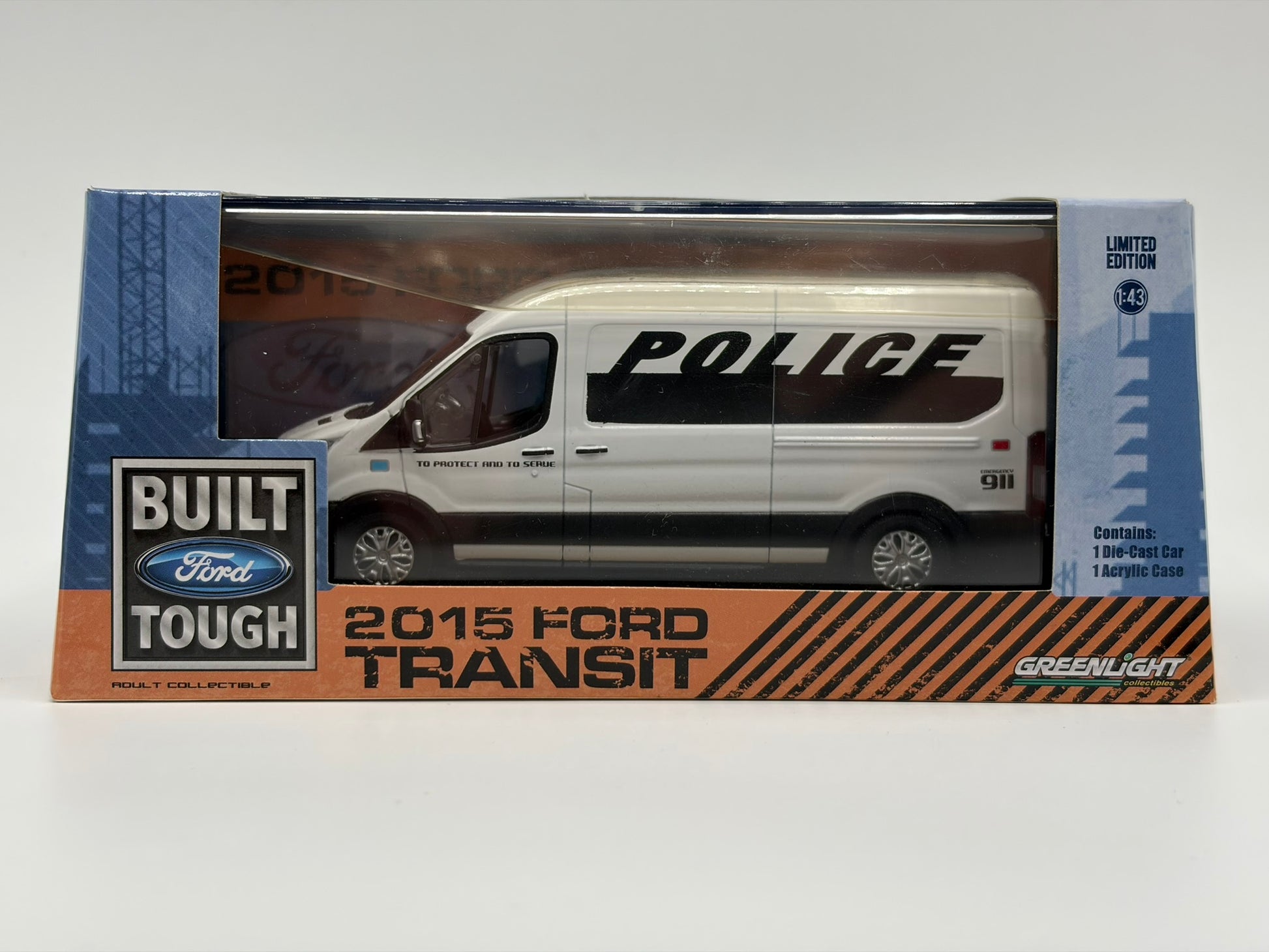 1/43 2015 Ford Transit Police Prisoner Transport Vehicle | Model Van