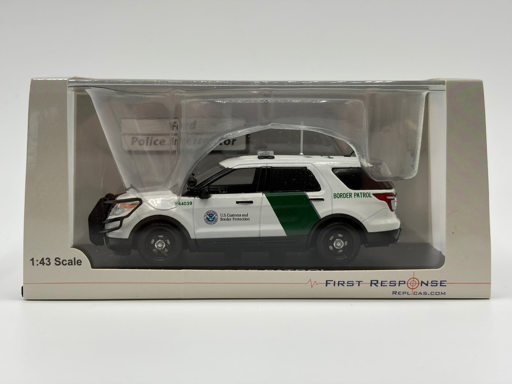 1/43 2014 Ford Explorer Police Interceptor - US Border Patrol | Model Car