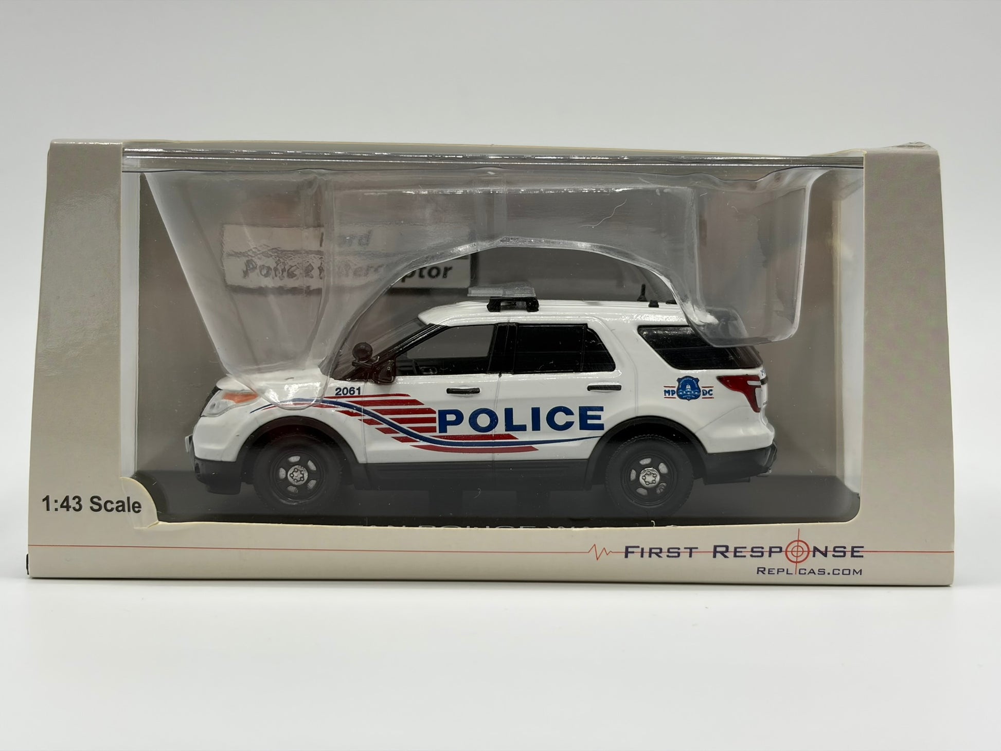 1/43 2014 Ford Explorer Police Interceptor - Washington DC | Model Police Car