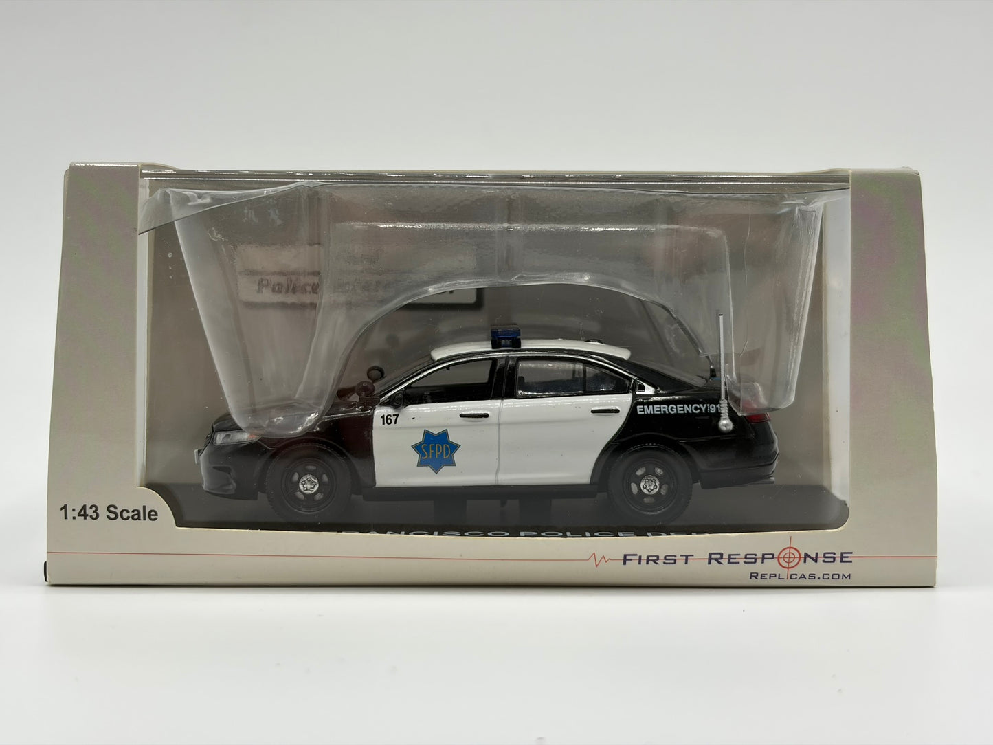 1/43 2014 Ford Taurus Police Interceptor - San Francisco | Model Police Car