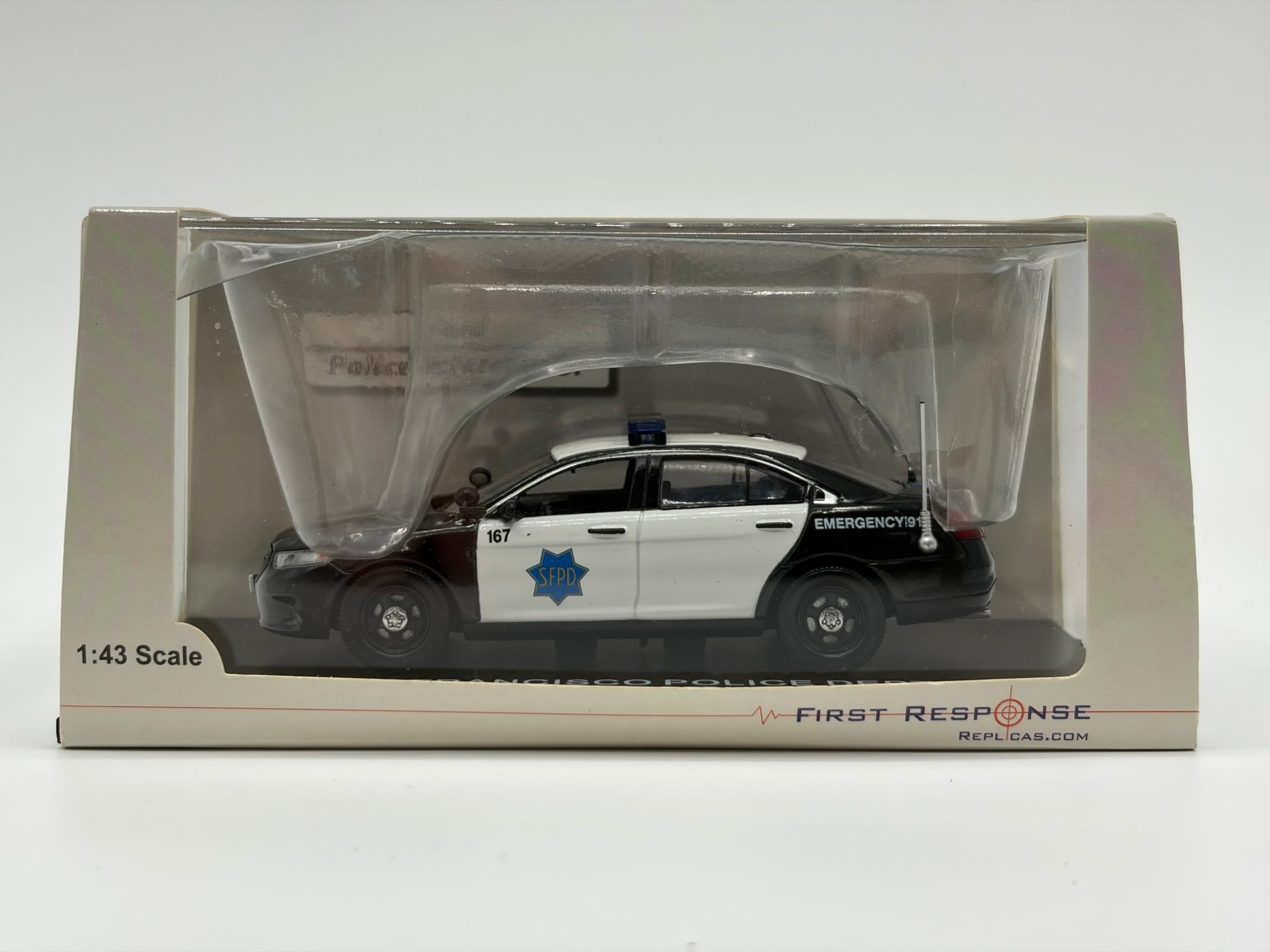 1/43 2014 Ford Taurus Police Interceptor - San Francisco | Model Police Car