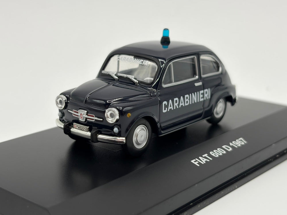 1/43 1967 Fiat 600 D - Carabinieri | Model Police Car