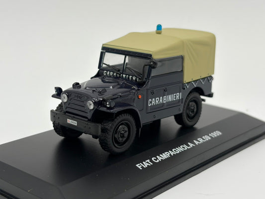 1/43 1959 Fiat Campagnola AR59 - Carabinieri | Model Police Car
