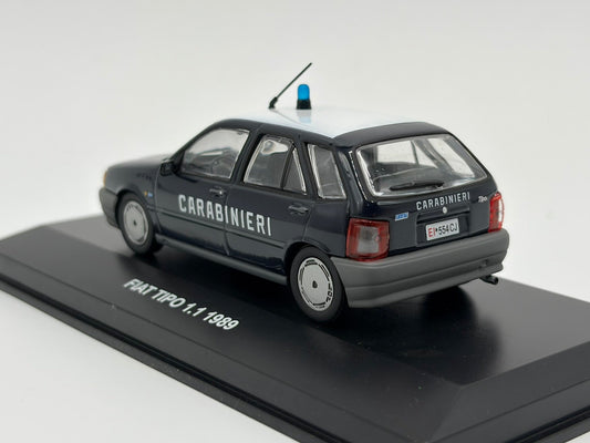 1/43 1989 Fiat Tipo 1.1 - Carabinieri | Model Police Car