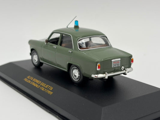 1/43 1959 Alfa Romeo Giulietta - Polizia Stradale Italy | Model Police Car