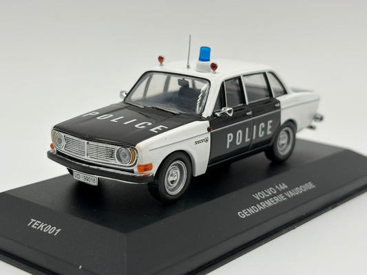 1/43 1970 Volvo 144 - Gendarmerie Vaudoise (Switzerland) | Model Police Car
