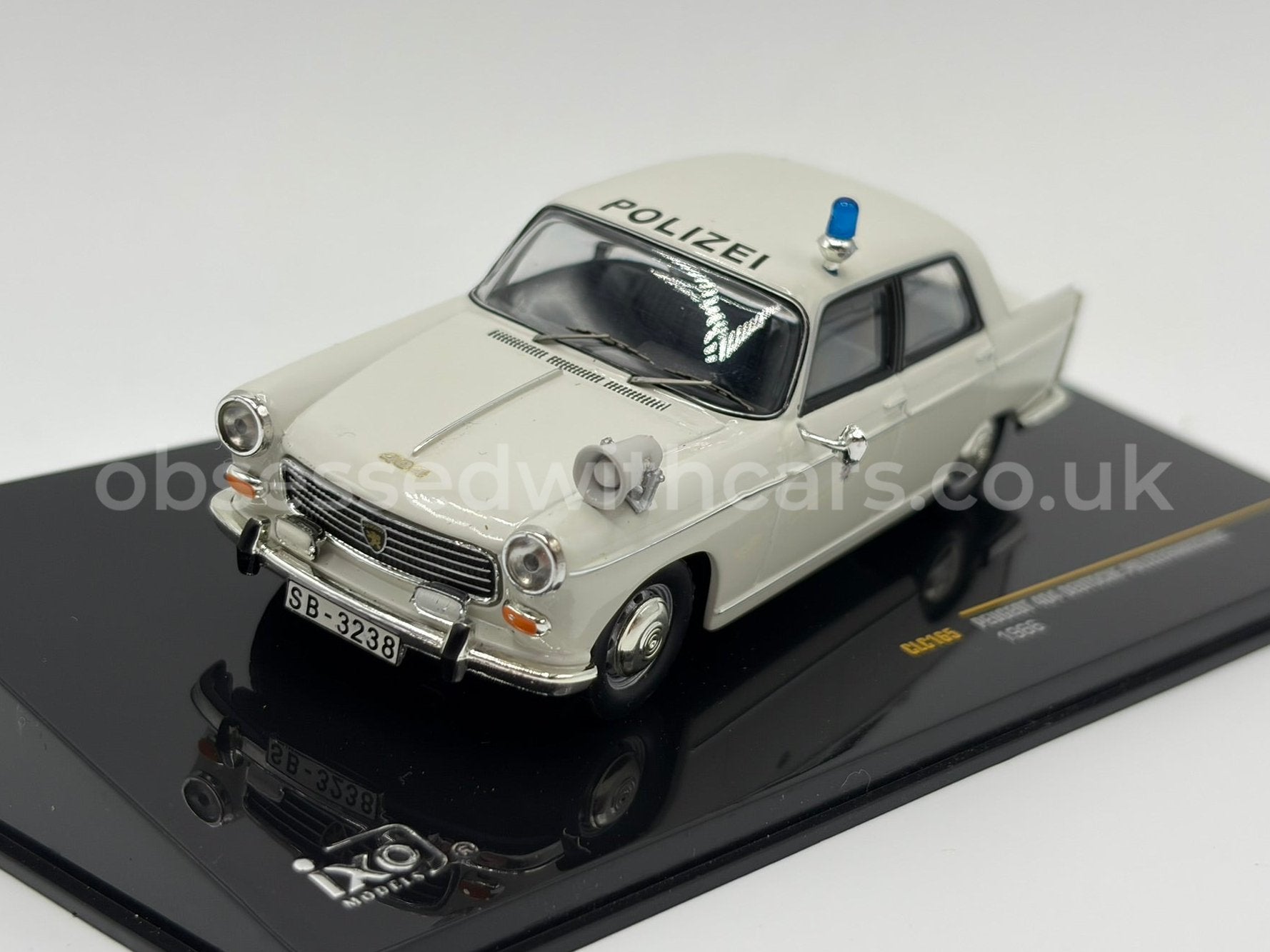 1/43 1966 Peugeot 404 - Deutsche Polizeifahrzeuge | Model Police Car ...