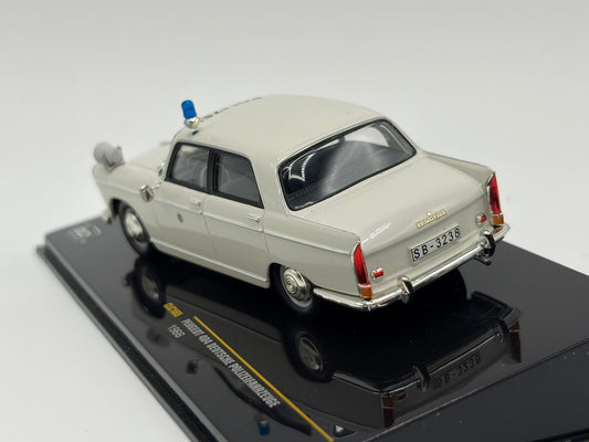 1/43 1966 Peugeot 404 - Deutsche Polizeifahrzeuge | Model Police Car