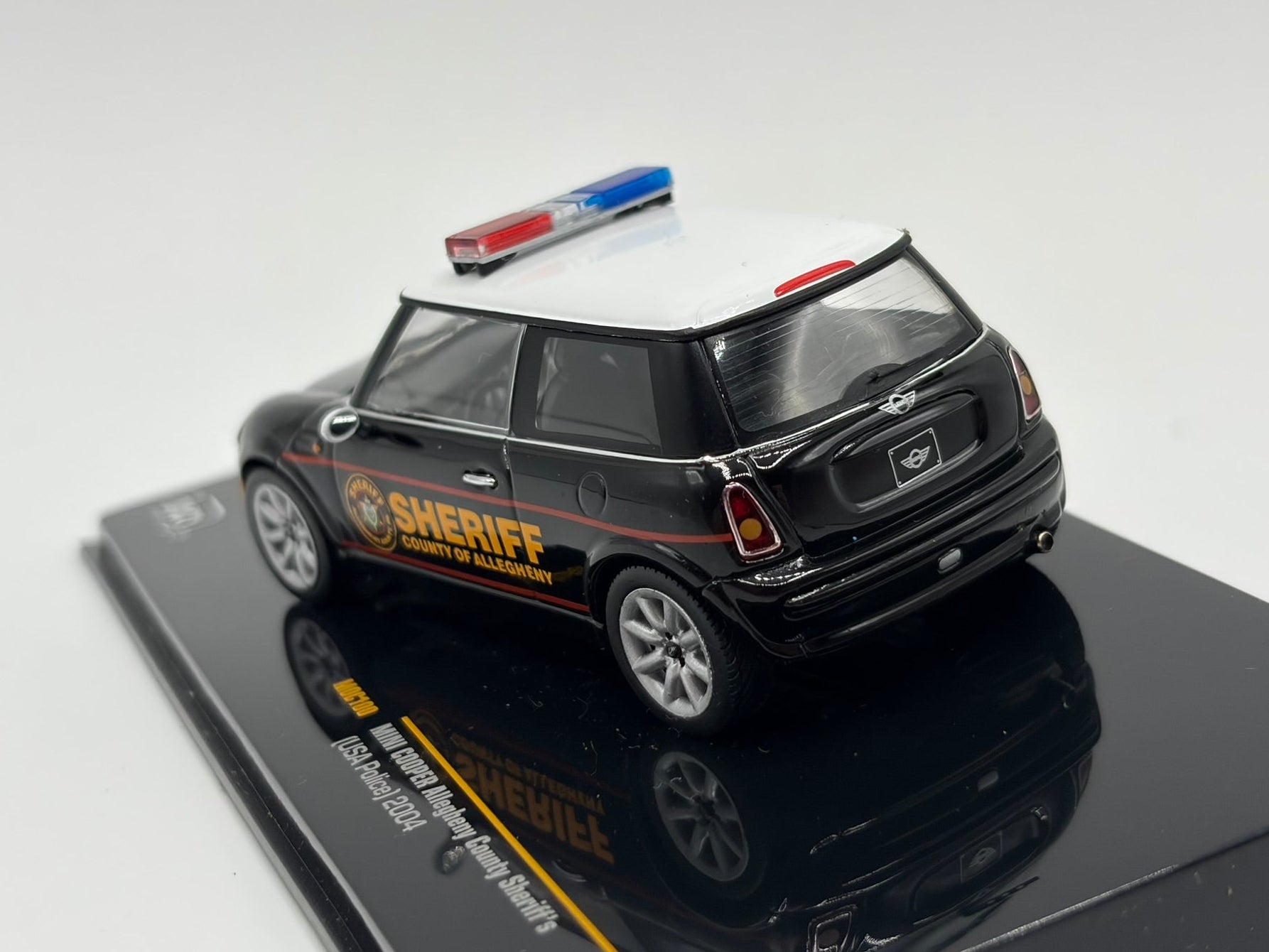1/43 2004 Mini Cooper - Allegheny County Sheriff | Model Police Car