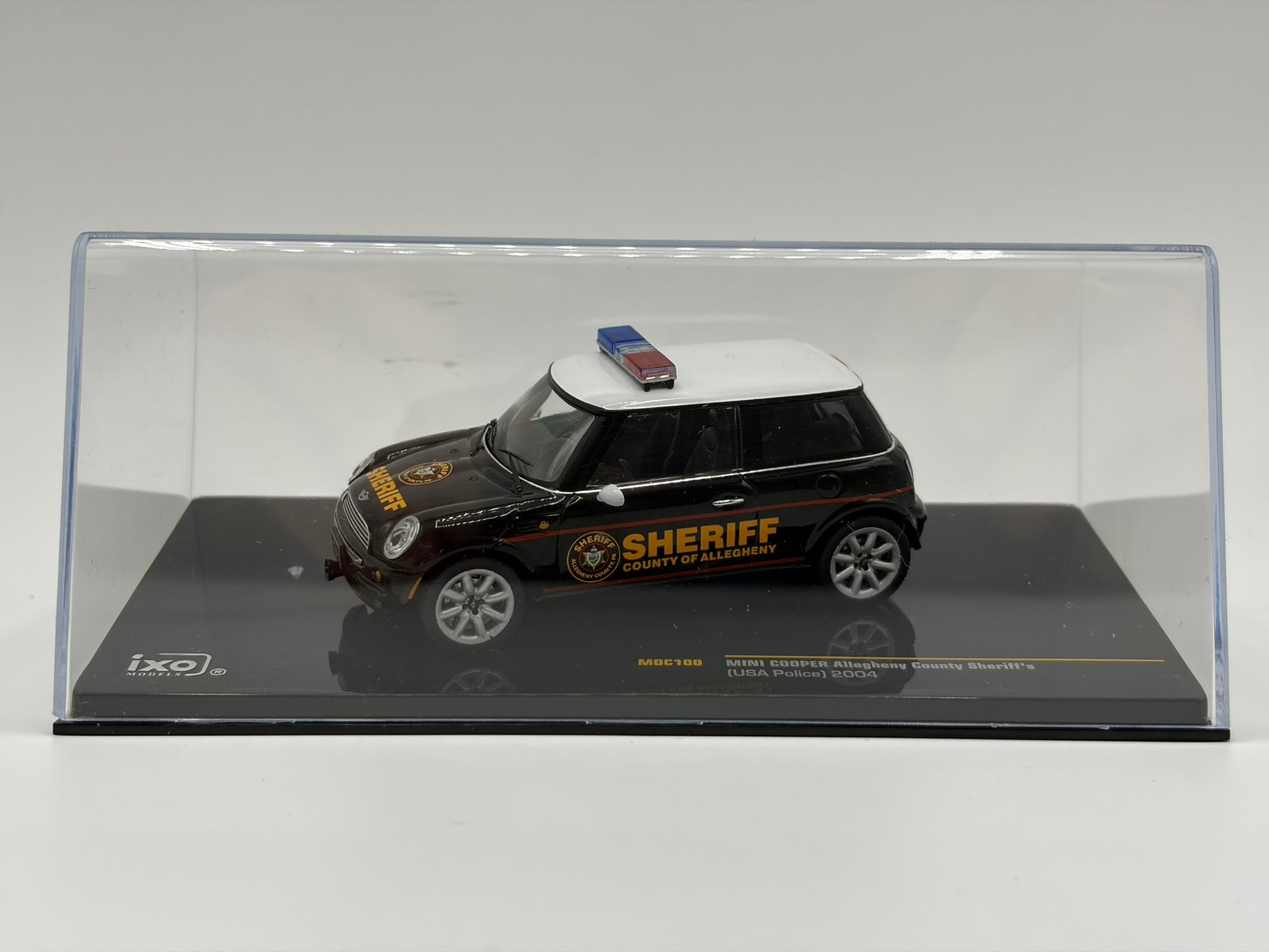 1/43 2004 Mini Cooper - Allegheny County Sheriff | Model Police Car