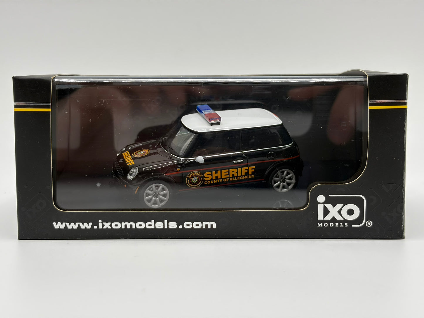 1/43 2004 Mini Cooper - Allegheny County Sheriff | Model Police Car