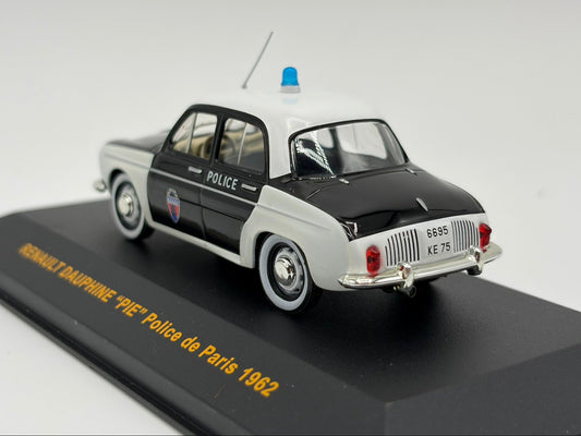 1/43 1962 Renault Dauphine "PIE" - Police de Paris | Model Police Car