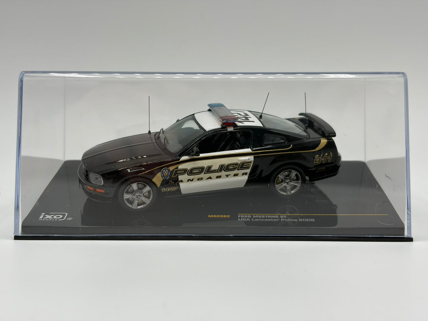 1/43 2005 Ford Mustang GT - Lancaster Police | Model Police Car