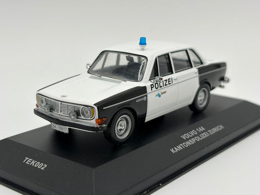 1/43 1972 Volvo 144 - Kantonspolizei (Switzerland) | Model Police Car