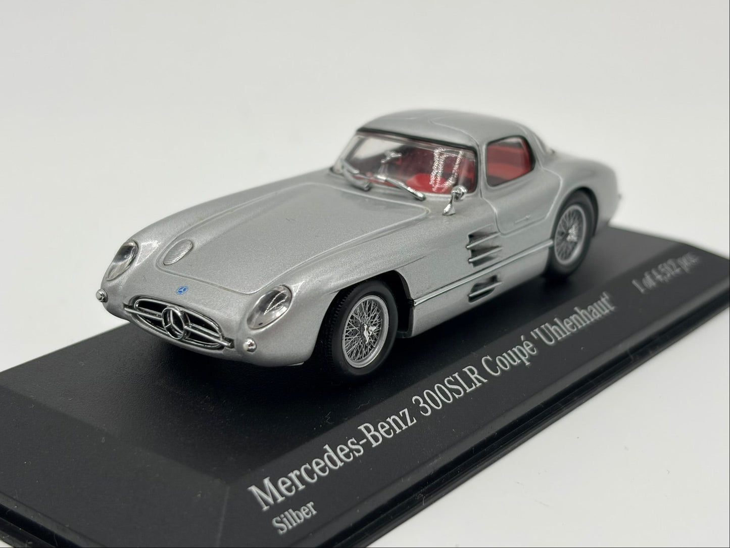 1/43 1956 Mercedes-Benz 300SLR Uhlenhaut Coupe - Minichamps | Model Car