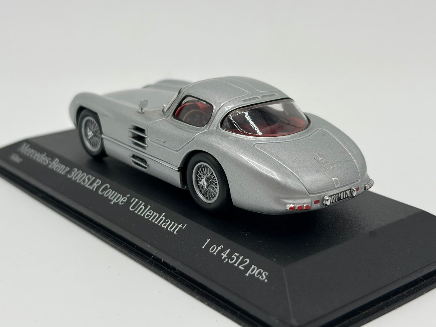 1/43 1956 Mercedes-Benz 300SLR Uhlenhaut Coupe - Minichamps | Model Car