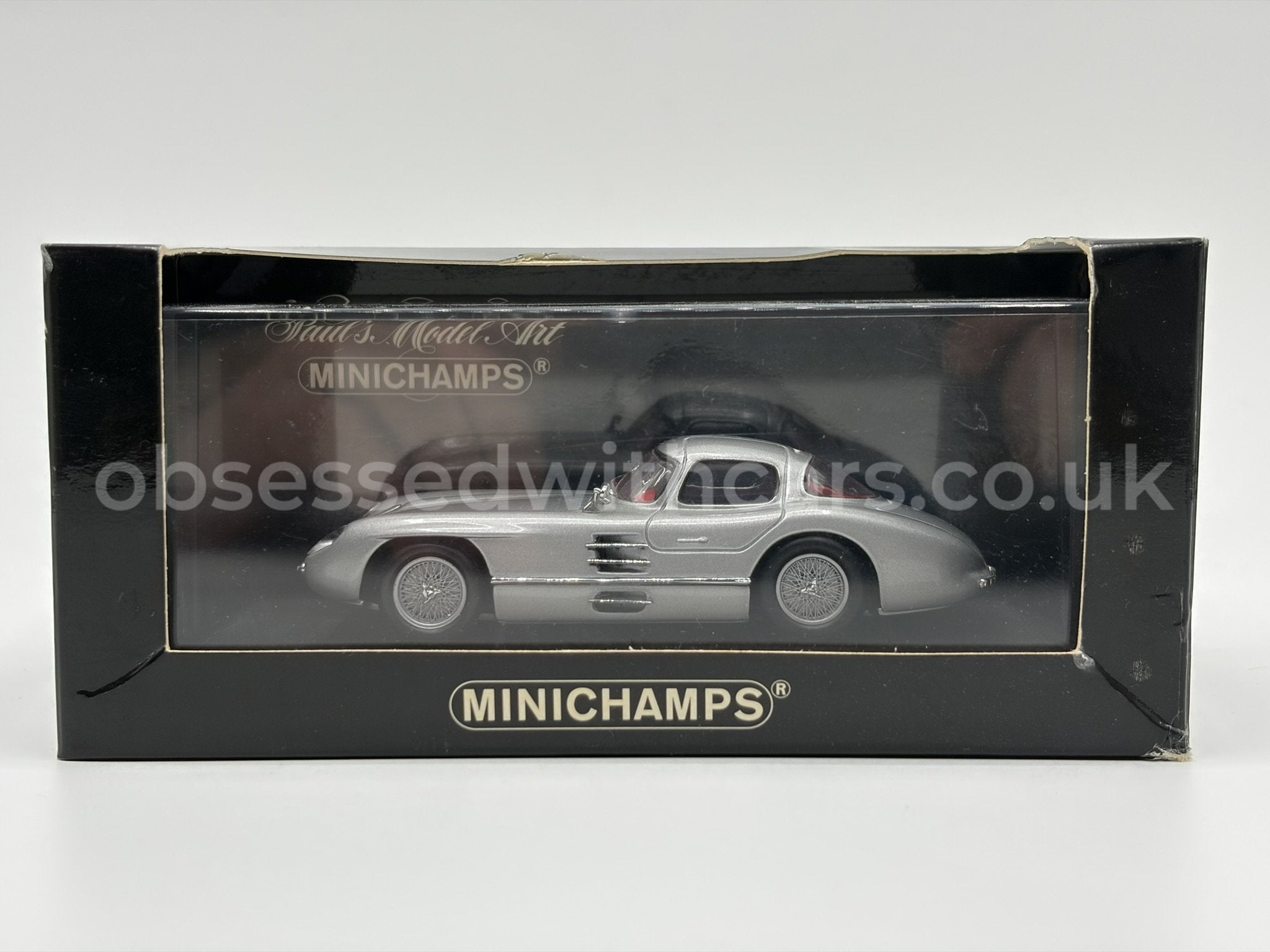 1/43 1956 Mercedes-Benz 300SLR Uhlenhaut Coupe - Minichamps