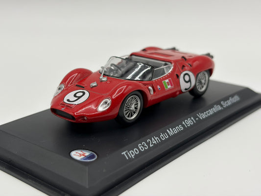 1/43 1961 Maserati Tipo 63 - Vaccarella / Scarfiotti | Model Le Mans Car