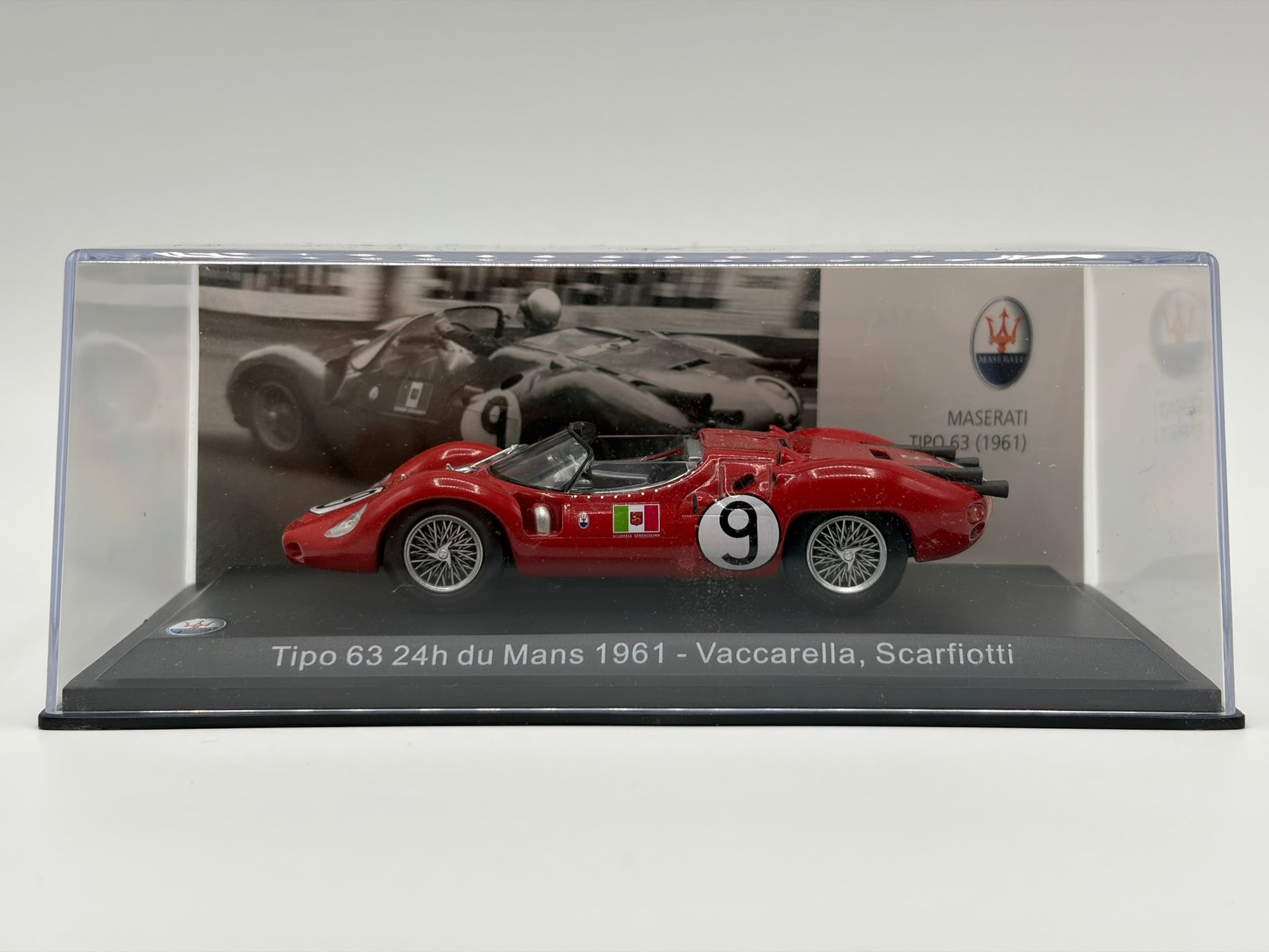 1/43 1961 Maserati Tipo 63 - Vaccarella / Scarfiotti | Model Le Mans Car