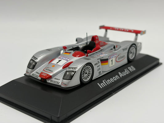 1/43 2001 Audi R8 - Biela / Kristensen / Pirro - Minichamps | Model Le Mans Car