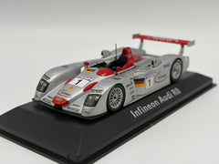 1/43 2001 Audi R8 - Biela / Kristensen / Pirro - Minichamps | Model Le Mans Car