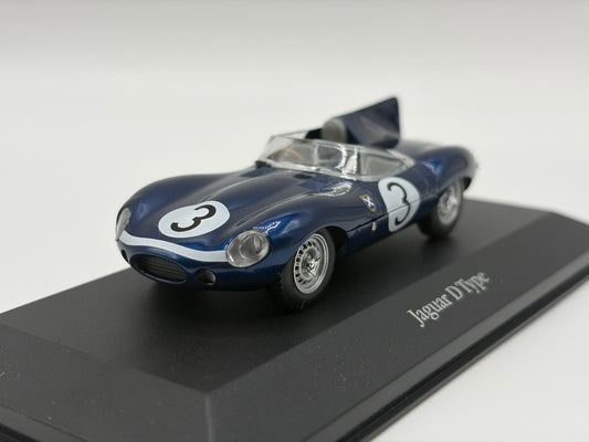 1/43 1957 Jaguar D-Type - Bueb / Flockhart - IXO | Model Le Mans Car