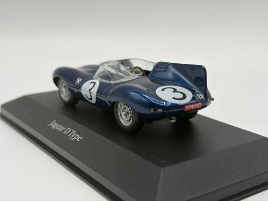 1/43 1957 Jaguar D-Type - Bueb / Flockhart - IXO | Model Le Mans Car