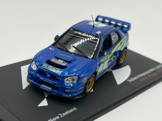 1/43 2003 Subaru Impreza WRC - Rally New Zealand - Solberg / Mills | Model Rally Car
