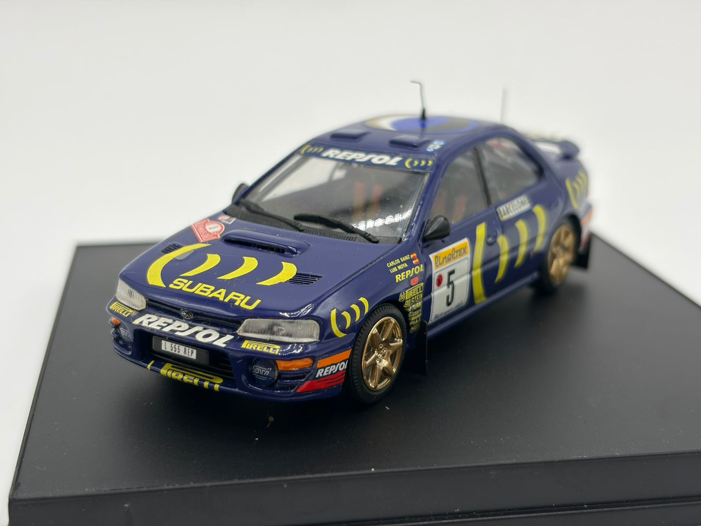 1/43 1995 Subaru Impreza 555 - Monte Carlo Rally - Sainz / Moya | Model Rally Car