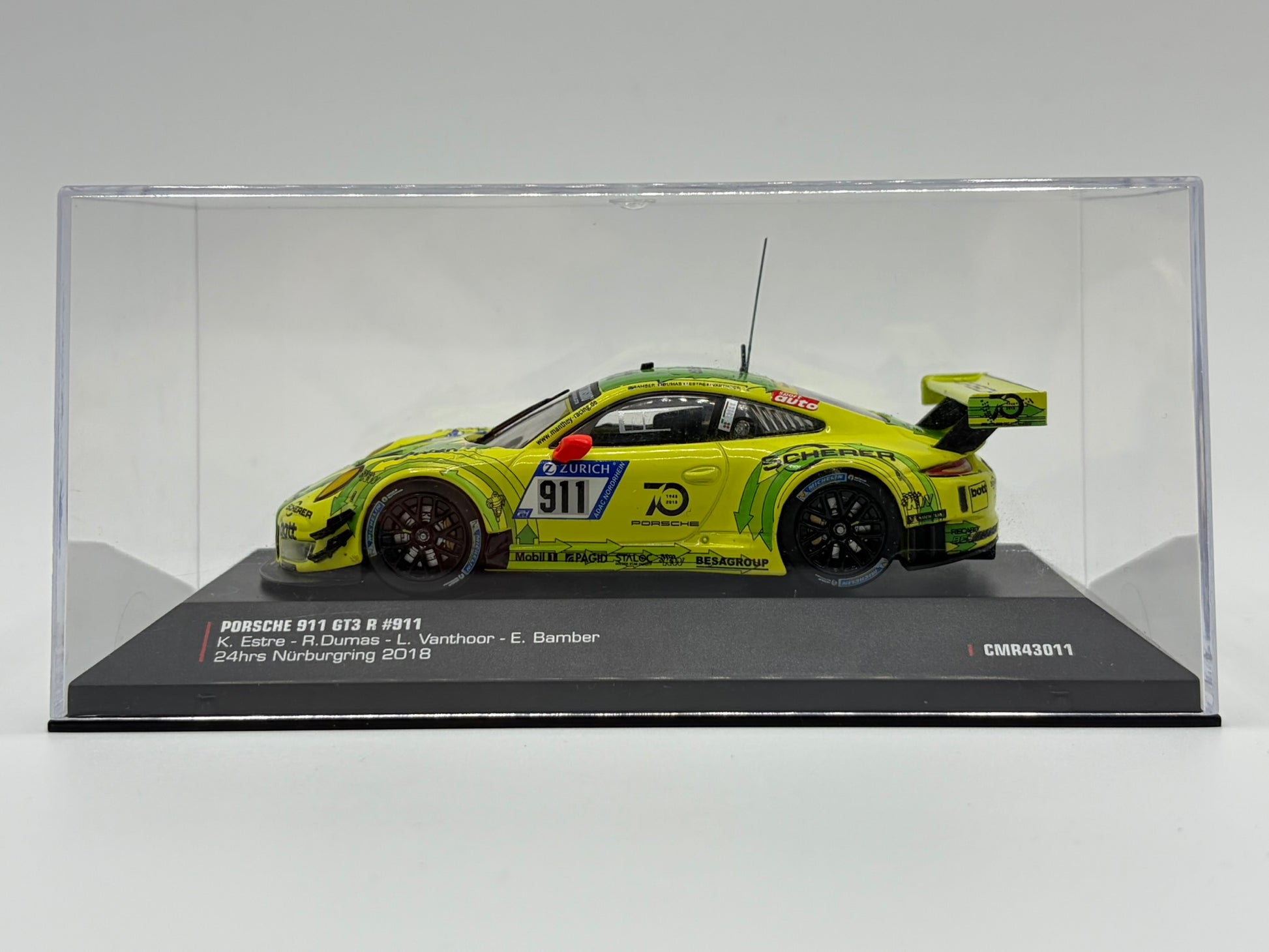 1/43 2018 Porsche 911 GT3 R - 24h Nurburgring - Estre / Dumas / Vanthoor / Bamber | Model Car