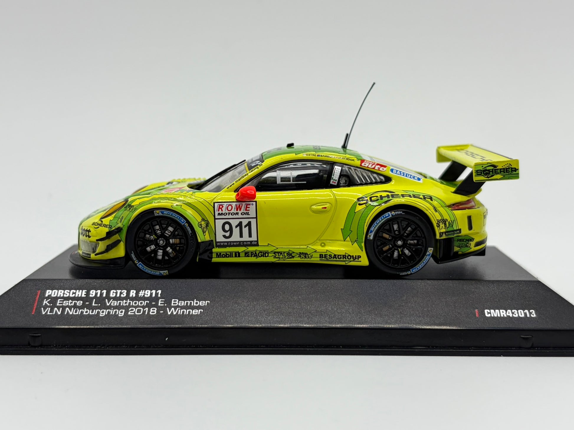 1/43 2018 Porsche 911 GT3 R - VLN Nurburgring - Estre / Vanthoor / Bamber | Model Car
