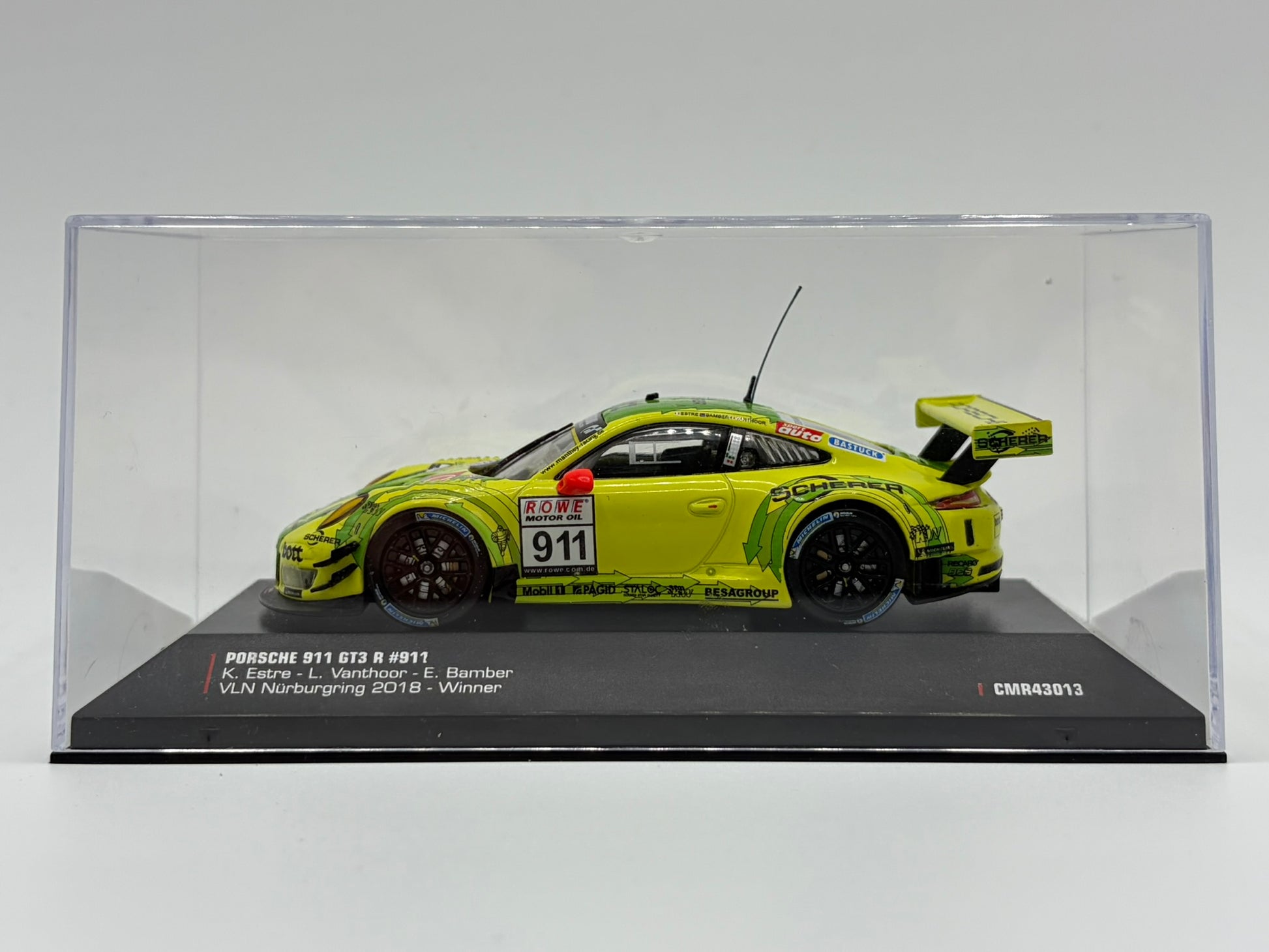 1/43 2018 Porsche 911 GT3 R - VLN Nurburgring - Estre / Vanthoor / Bamber | Model Car