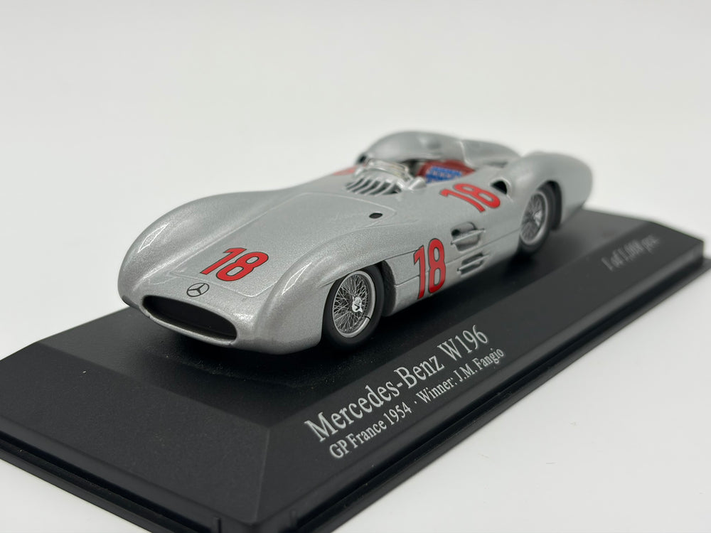 1/43 1954 Mercedes-Benz W196 - GP France - Fangio - Minichamps | Model Car