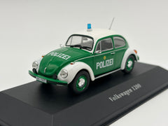 1/43 1977 Volkswagen Beetle 1200 - German Police / Polizei | Model Police Car