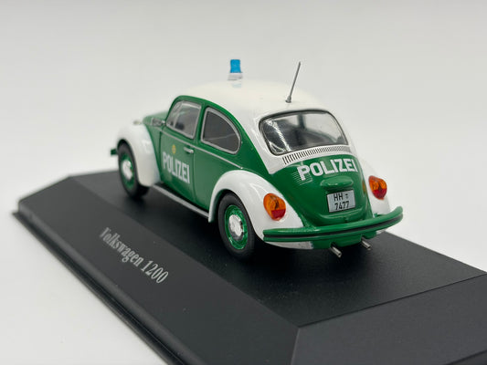 1/43 1977 Volkswagen Beetle 1200 - German Police / Polizei | Model Police Car
