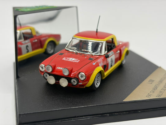 1/43 1975 Fiat 124 Abarth - Monte Carlo Rally - Mikkola / Todt | Model Rally Car